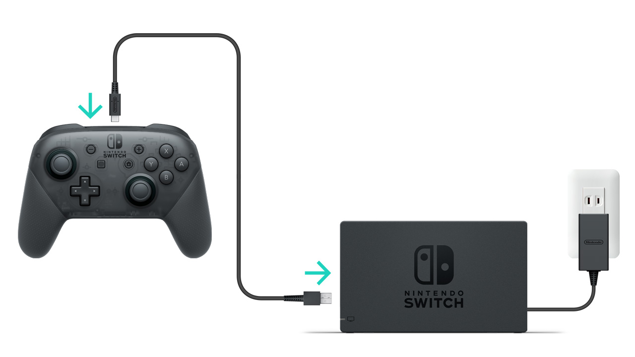 Volver a disparar Volverse loco Gimnasio Cómo cargar el mando Pro de Nintendo Switch | Atención al cliente | Nintendo