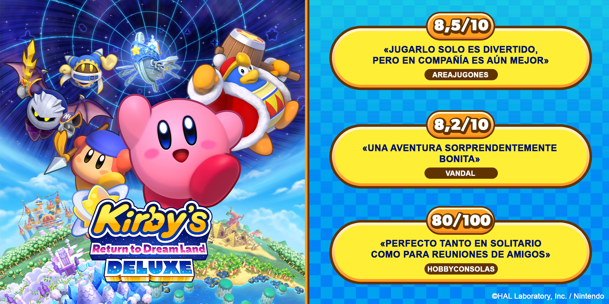 Las reseñas de Kirby's Return to Dream Land Deluxe ya están aquí! |  Noticias | Nintendo