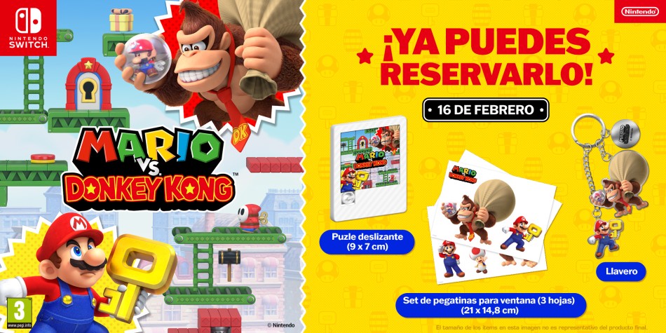 Mario vs Donkey Kong: Comparativa en vídeo entre Nintendo Switch y GBA -  Nintenderos