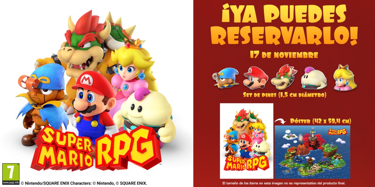 Si aún no tienes Super Mario RPG puedes comprarlo ahora por únicamente 31 €