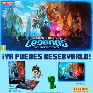 ¡Ya puedes reservar Minecraft Legends: Edición Deluxe!