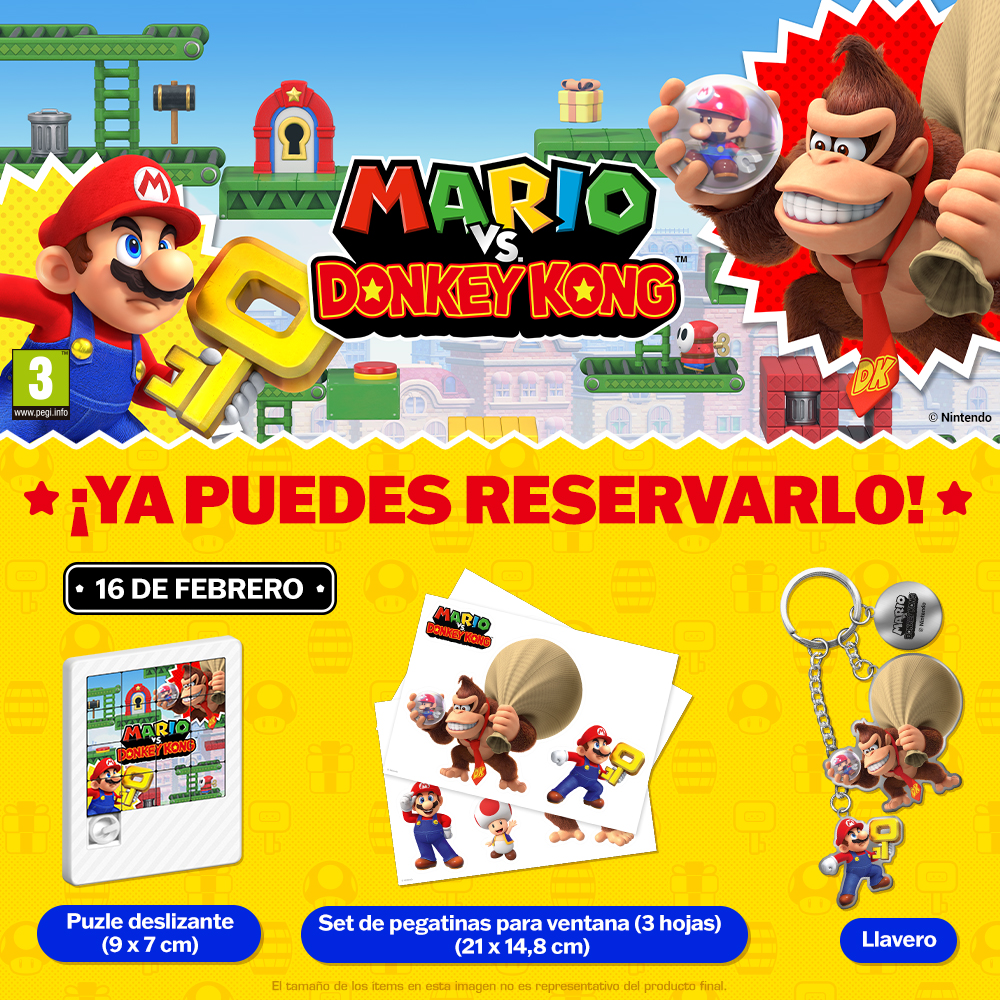 Ya puedes reservar Mario vs. Donkey Kong