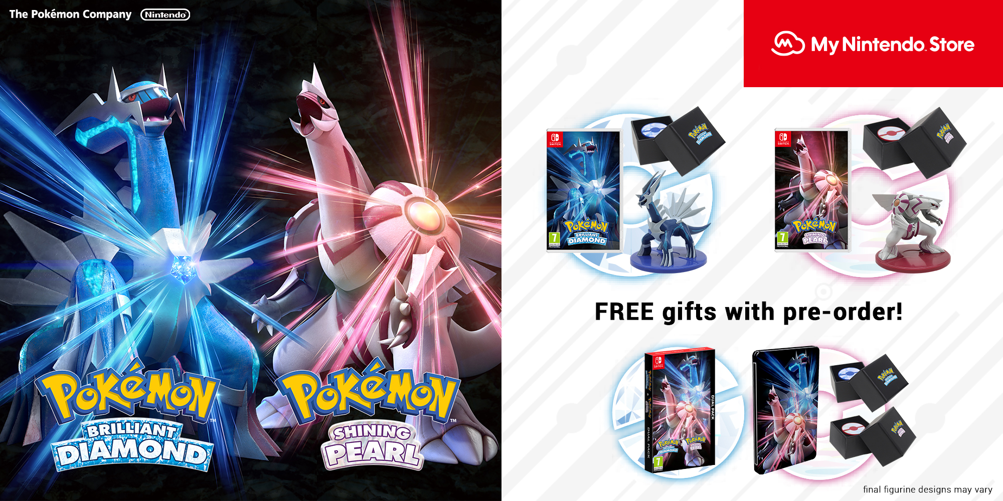 Pokémon Brilliant Diamond and Shining Pearl Pre-Order Gifts 
