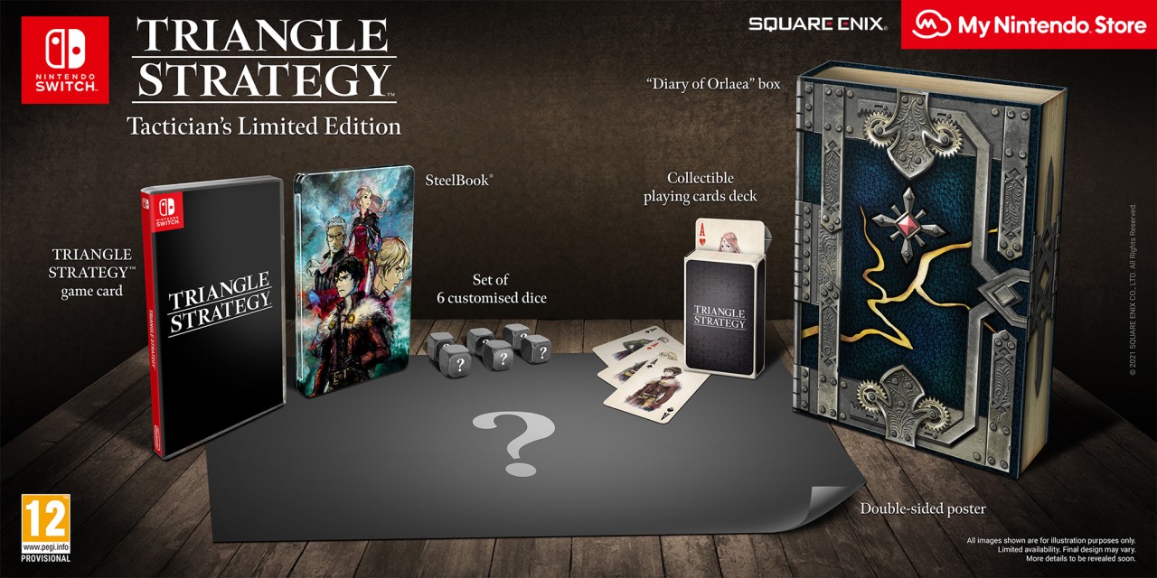 TRIANGLE STRATEGY Tactician's Limited Edition available to pre-order now on  My Nintendo Store | News | Nintendo