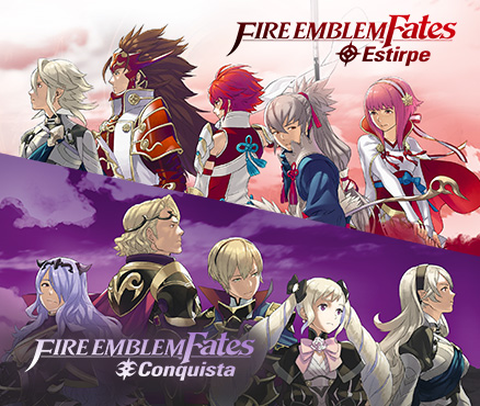 Decide a quién jurarás lealtad en la web oficial de Fire Emblem Fates
