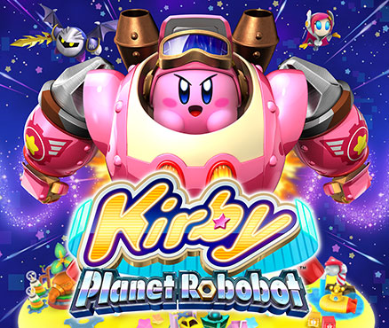 Pilota a armadura Robobot e salva o planeta Popstar em Kirby: Planet Robobot, disponível na Nintendo 3DS a 9 de junho