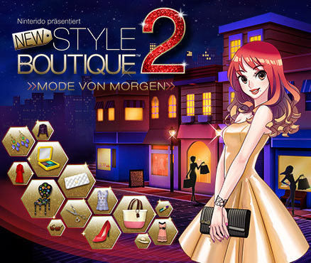 Schneidern, frisieren, schminken und mehr: Nintendo präsentiert: New Style Boutique 2 – Mode von morgen macht Nintendo 3DS-Fans zu Modestars
