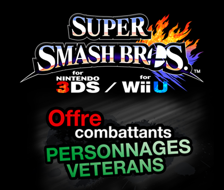 Offre combattants Super Smash Bros. : personnages vétérans