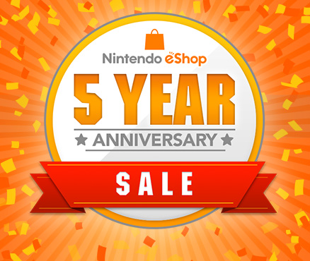 Nintendo eShop sale: Nintendo eShop 5 Year Anniversary Sale