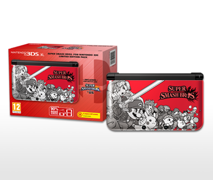 Show off your fighting flair with the Super Smash Bros. for Nintendo 3DS Limited Edition Pack on 3rd October