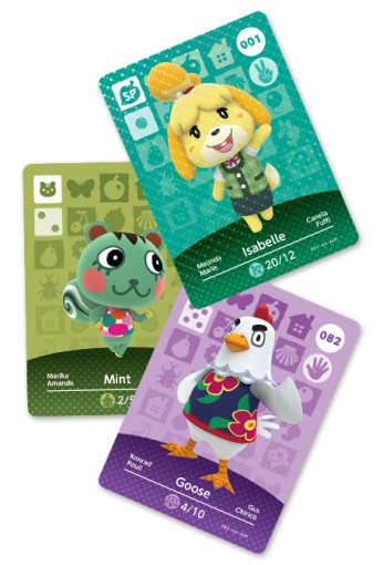 Cartes amiibo Animal Crossing Série 1