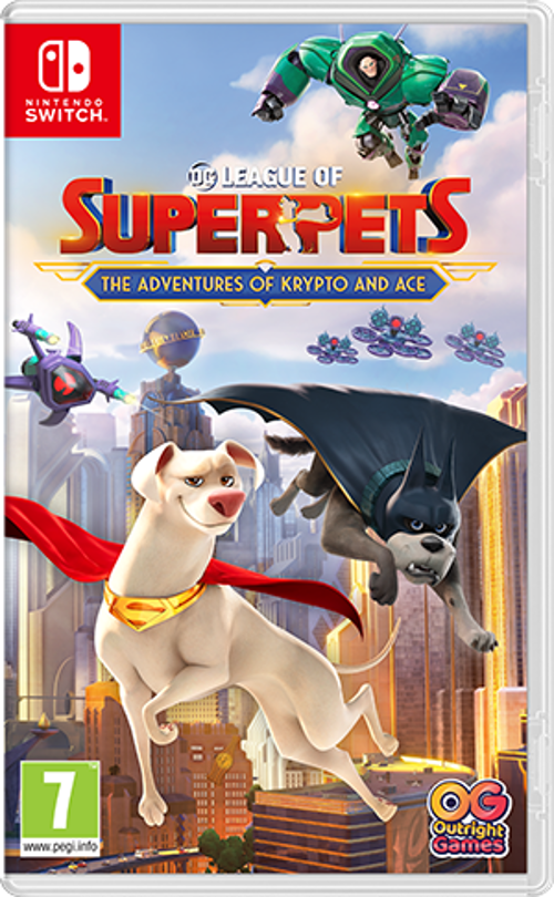 DC League of Super-Pets: The Adventures of Krypto and Ace switch box art