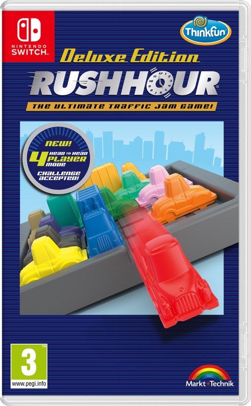 Rush Hour® Deluxe – The ultimate traffic jam game! switch box art