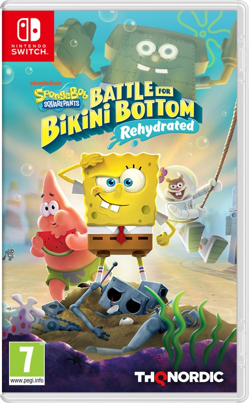 SpongeBob SquarePants: Battle for Bikini Bottom - Rehydrated Nintendo Switch  — buy online and track price history — NT Deals France