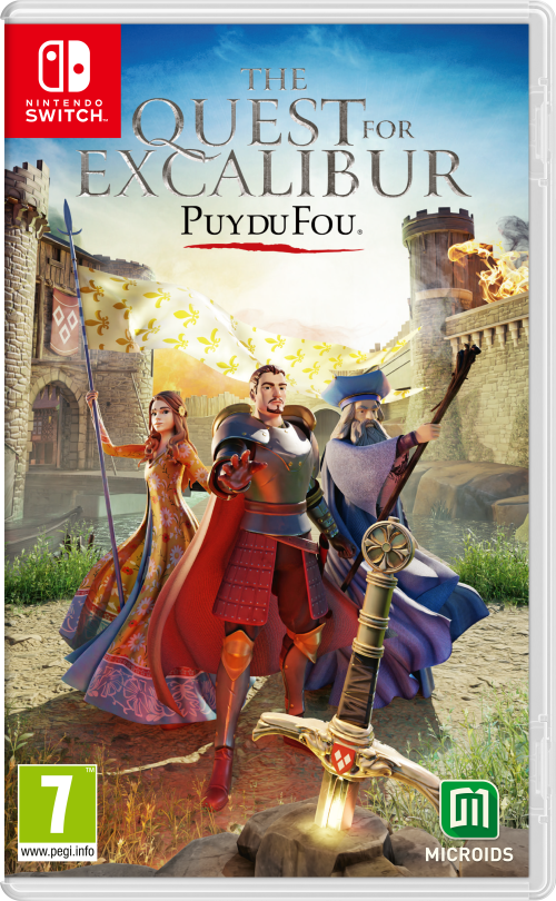 The Quest for Excalibur - Puy du Fou switch box art