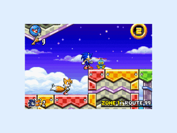 Game Boy Advance Sonic Advance 3 Box 