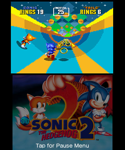 3D Sonic The Hedgehog 2, Aplicações de download da Nintendo 3DS, Jogos