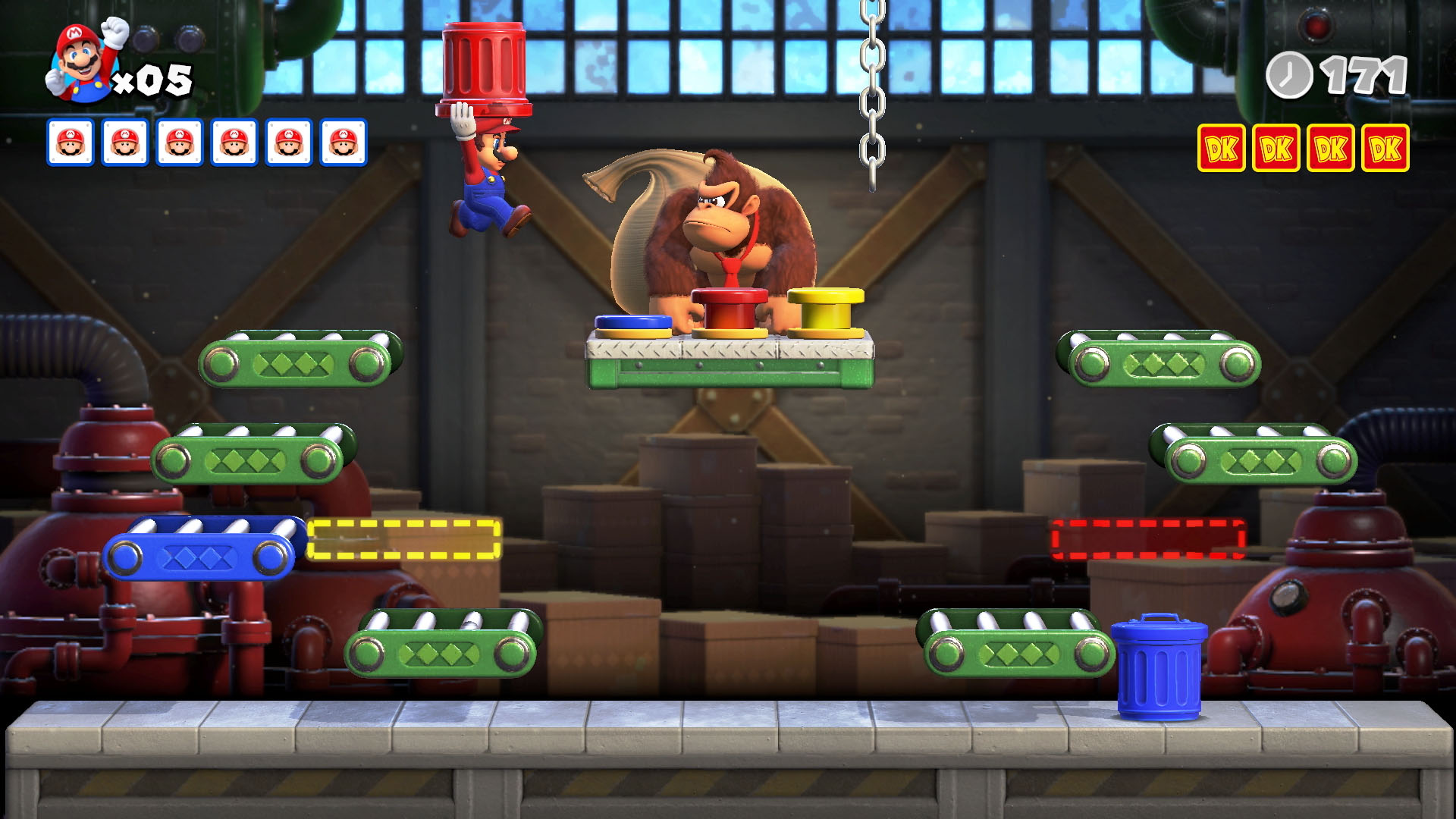 Nintendo Switch Lite with Mario vs Donkey Kong Bundle 