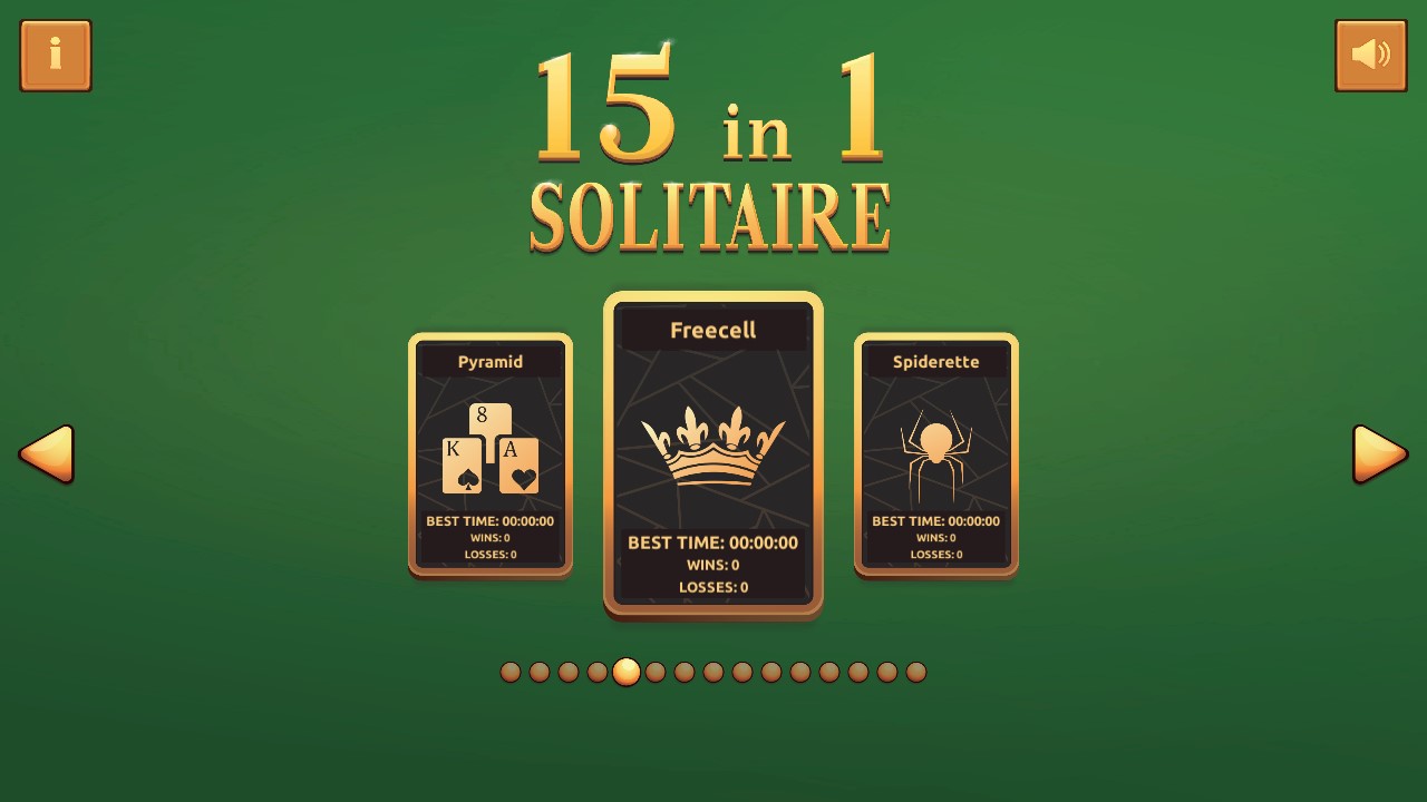 15in1 Solitaire, Aplicações de download da Nintendo Switch, Jogos