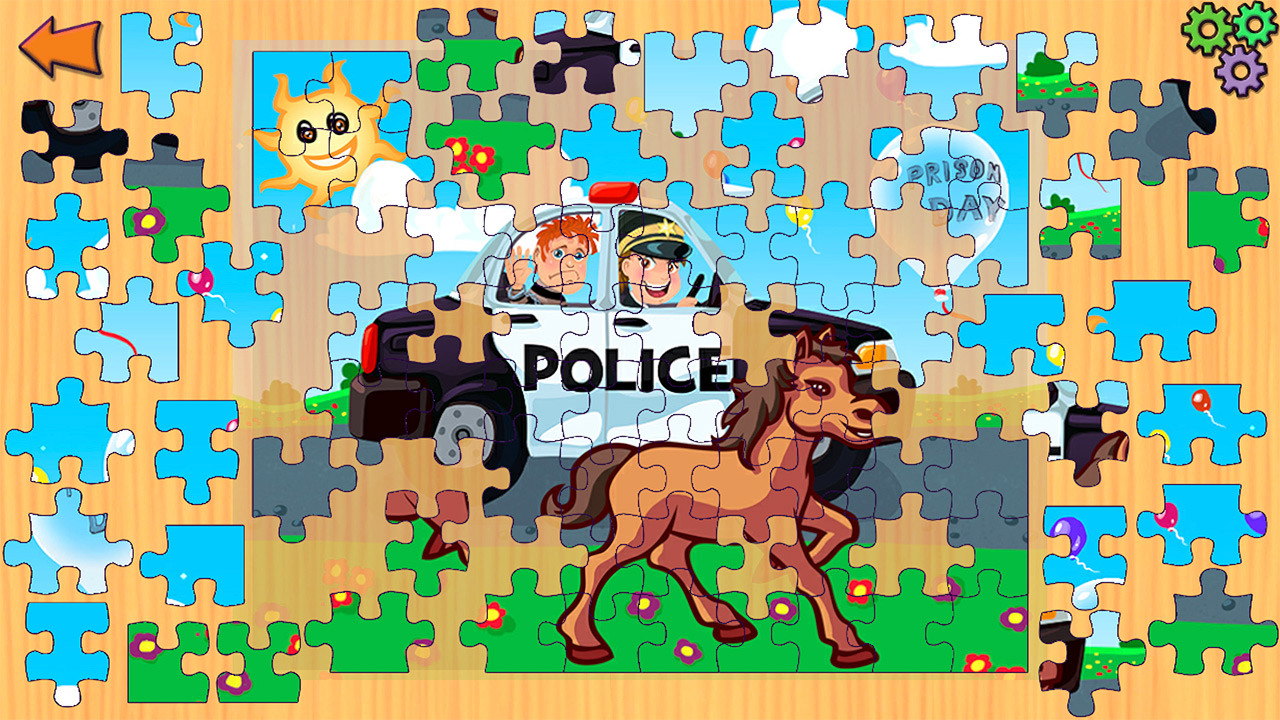 Jogos engraçados de quebra-cabeça de vaca para crianças 12 peças