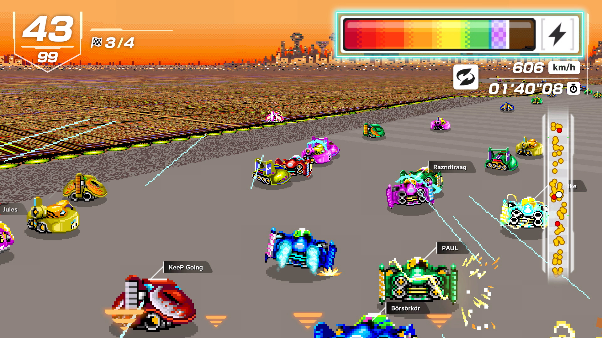 F-ZERO 99, Aplicações de download da Nintendo Switch, Jogos