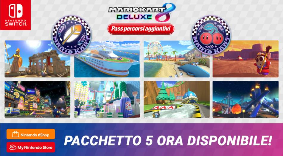 Mario Kart 8 Pass Percorsi Aggiuntivi - Switch
