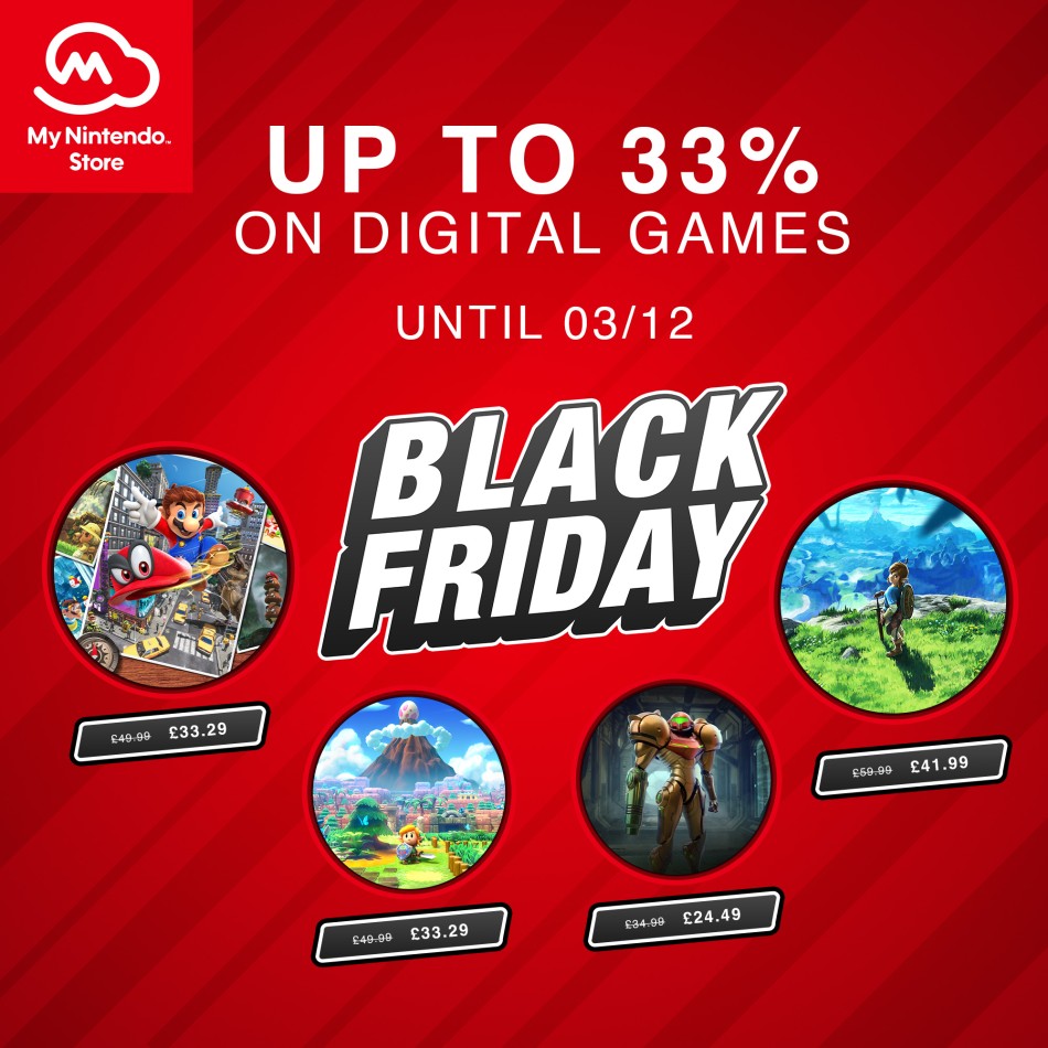 Black Friday has arrived at the Nintendo Official UK Store!, News