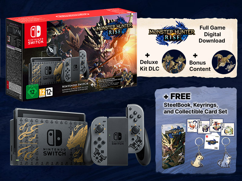 to RISE News pre-order the at Nintendo UK available | Nintendo Switch Official HUNTER Store | Edition Nintendo MONSTER now
