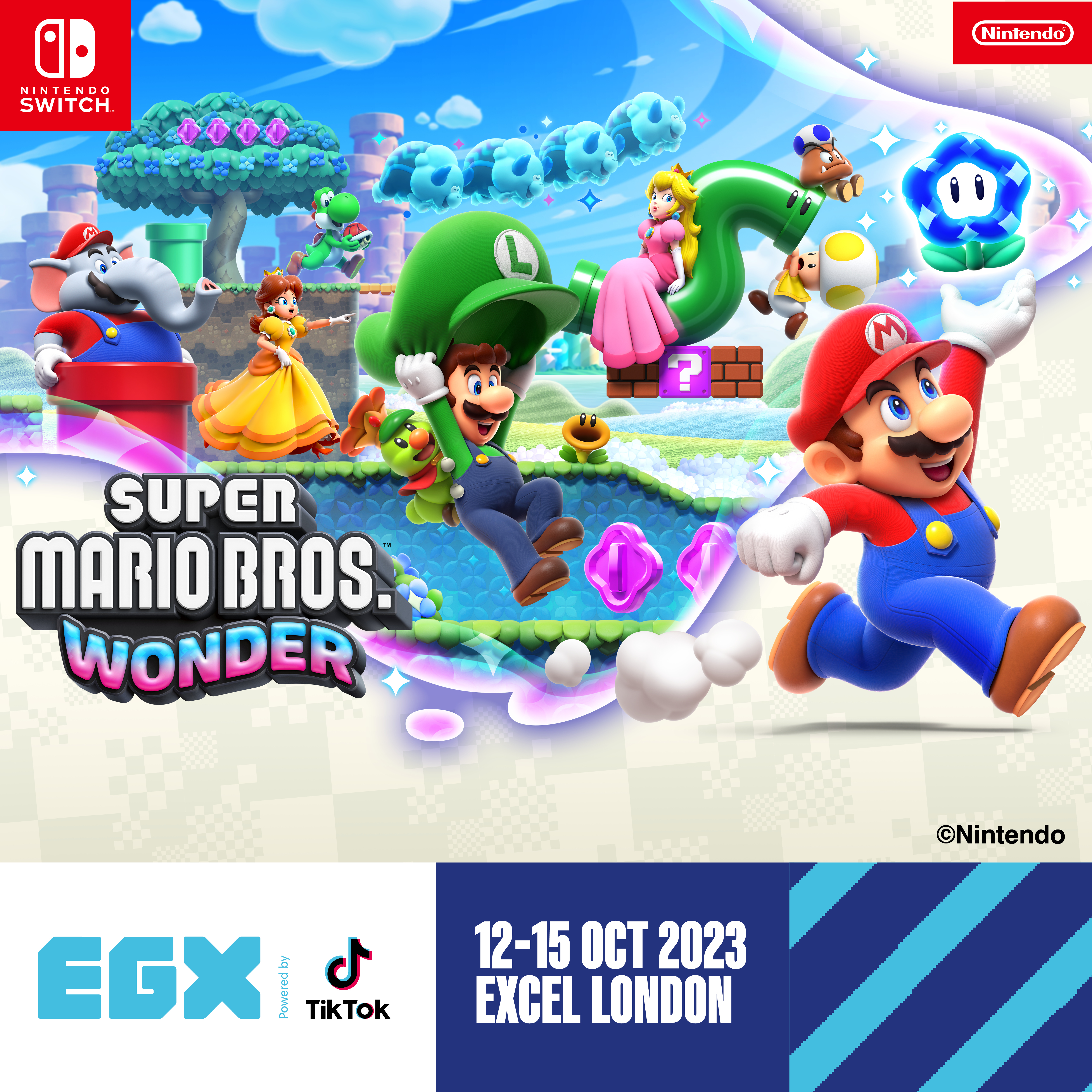 Get hands-on time with Super Mario Bros. Wonder EGX 2023 ahead of its release!