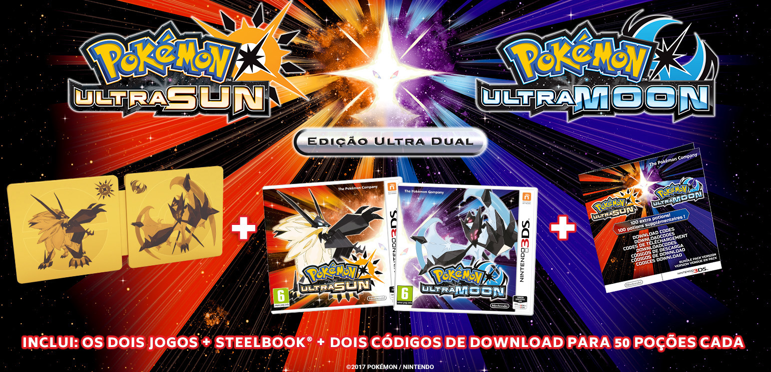 Pokémon Ultra Sun / Ultra Moon vendem 1.2 milhões no Japão
