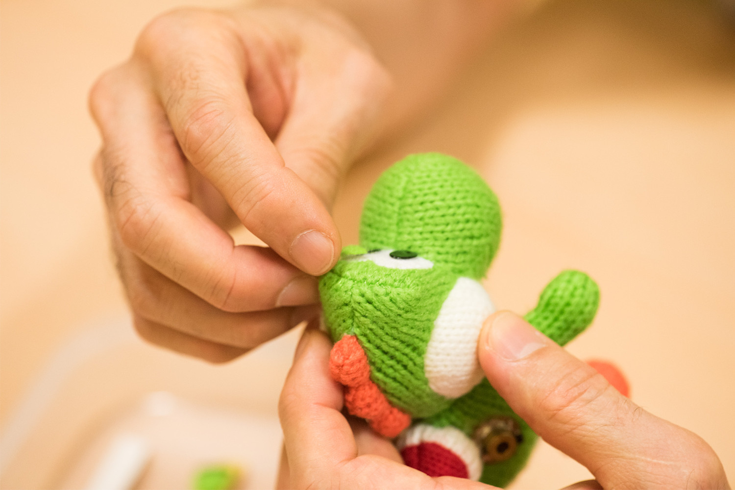 Take a peek at how the Poochy & Yoshi's Woolly World stop motion