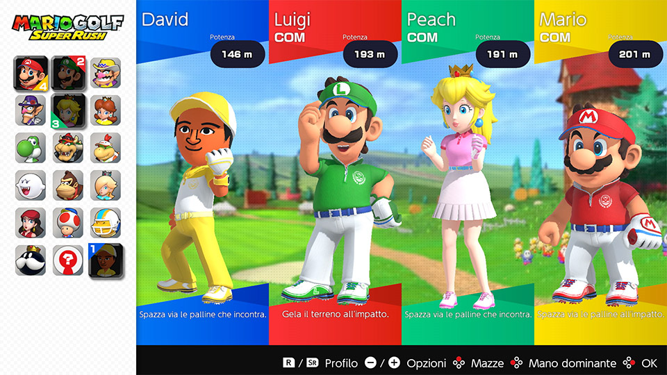Mario Golf: Super Rush - Videogioco Nintendo - Ed. Italiana - Versione su  scheda : : Videogiochi