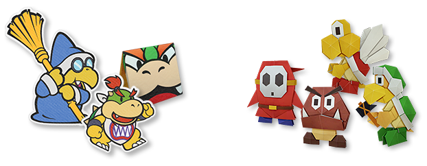 Nintendo Paper Nintendo | Mario: Games | Switch King Origami games The |