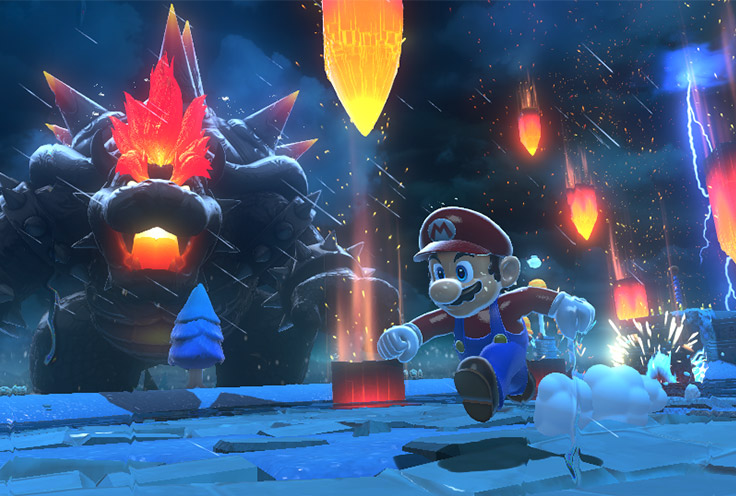 Super Mario 3D World + Bowser's Fury Jogos Nintendo Switch Mídia Física  Novo (Com Português) - Escorrega o Preço