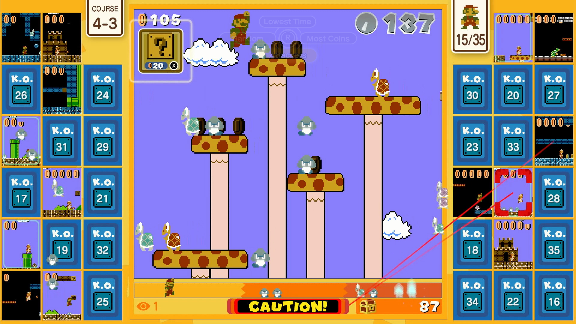 Super Mario Bros. 35, Aplicações de download da Nintendo Switch, Jogos