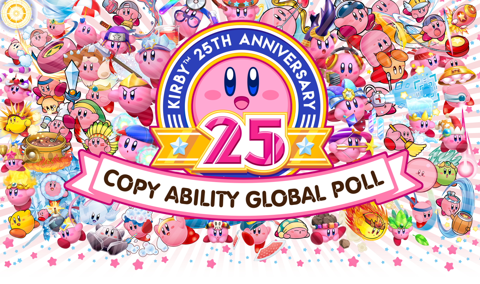 Kirby 25th Anniversary Copy Ability Global Poll | Nintendo