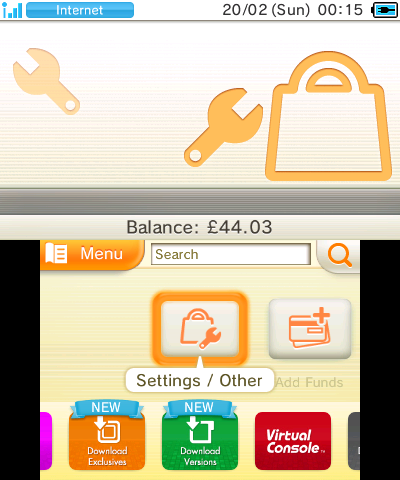 Nintendo EShop Card for Nintendo Wii U / Nintendo 3DS £15