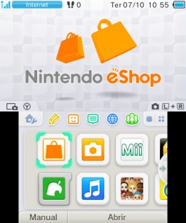 Como baixar jogos e outros na E-shop 3DS 