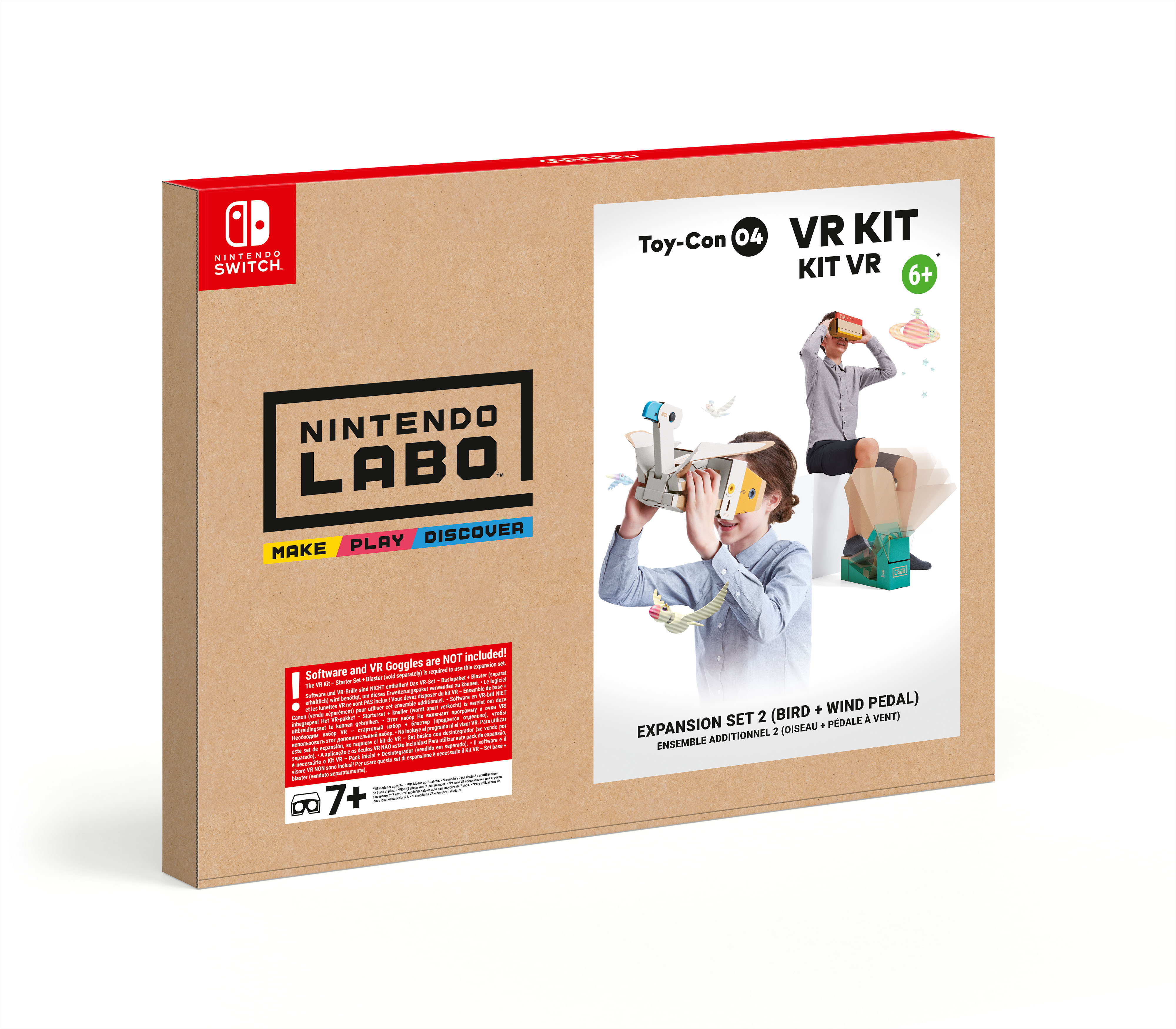 Vientre taiko gene Yogur Nintendo Labo: kit de VR ofrece una experiencia de realidad virtual para  todo tipo de jugadores. ¡Estará disponible a partir del 12 de abril! |  Noticias | Nintendo