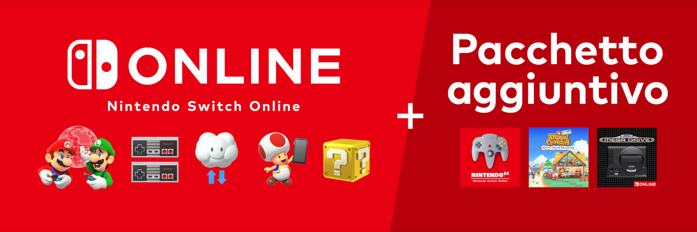 Nintendo Switch Online + Pacchetto aggiuntivo | Nintendo Switch Online |  Nintendo