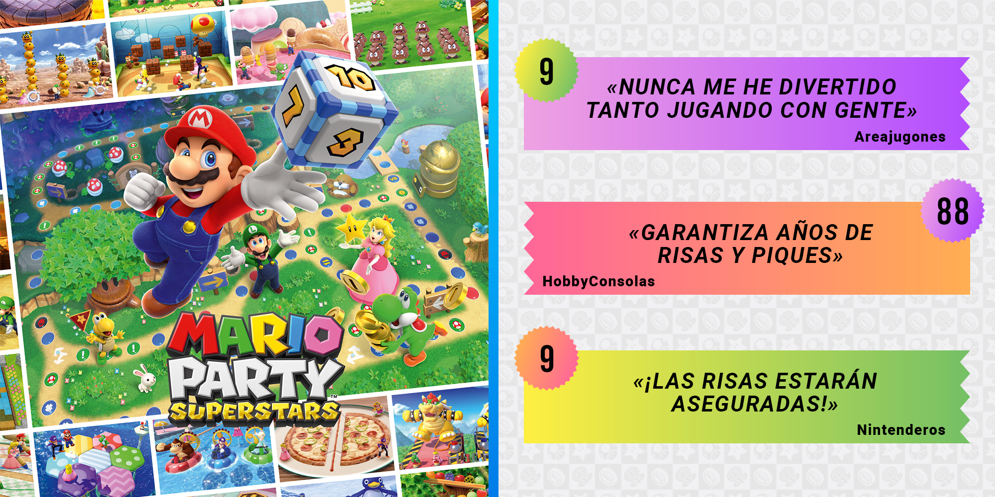 ¡Descubre las reseñas de Mario Party Superstars!