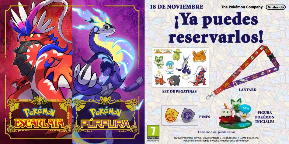 Pokémon Escarlata y Púrpura: Lanzamiento, precio, plataformas y