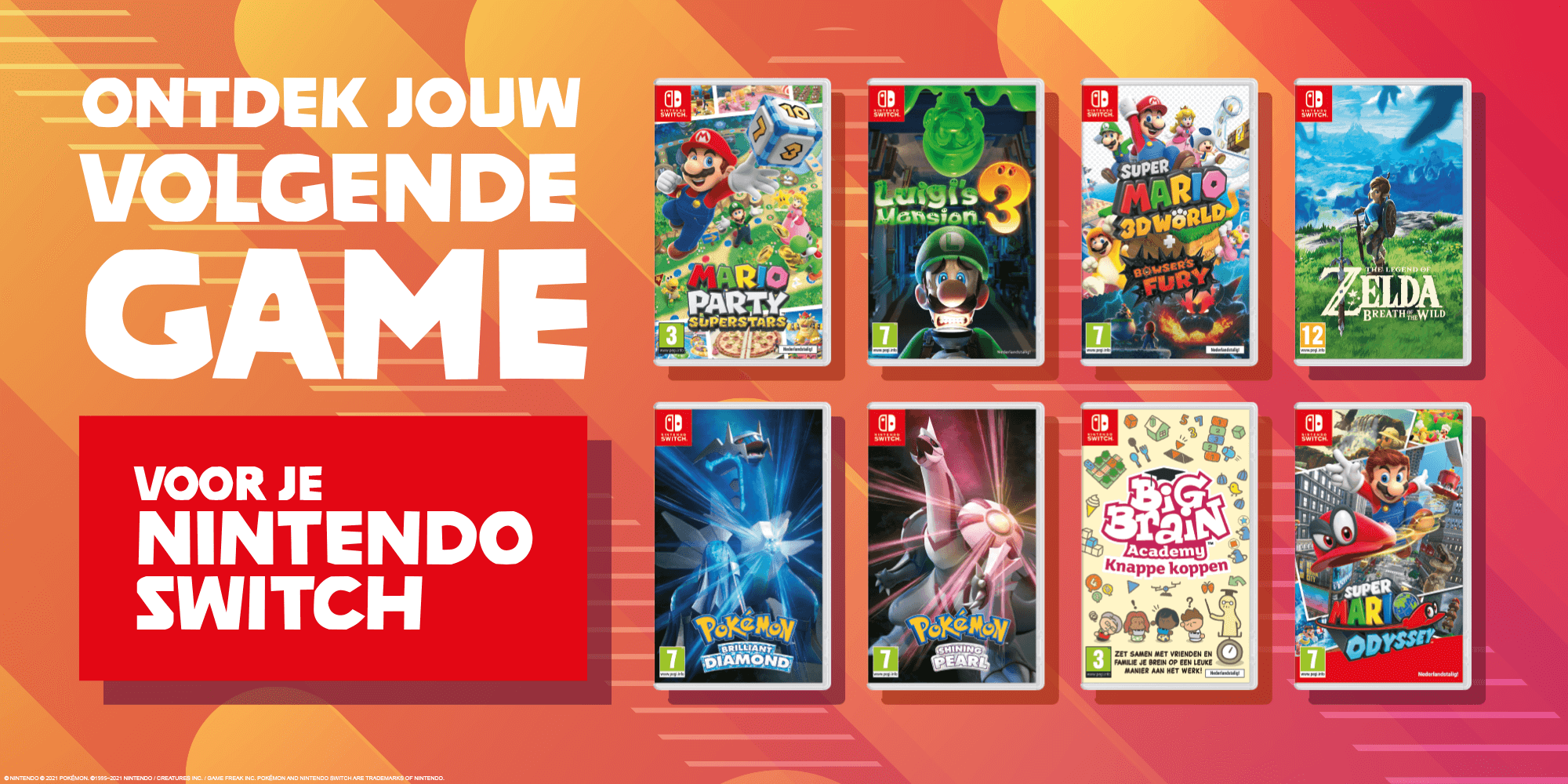 Ontdek jouw volgende game voor je Nintendo Switch!