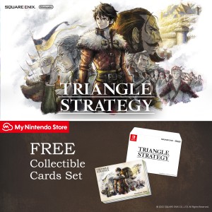 Pre-order TRIANGLE STRATEGY on My Nintendo Store and receive free Collectible Cards!