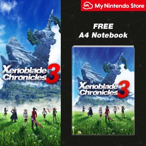 Pre-order Xenoblade Chronicles 3 on My Nintendo Store and receive a free Xenoblade Chronicles 3 notebook! 