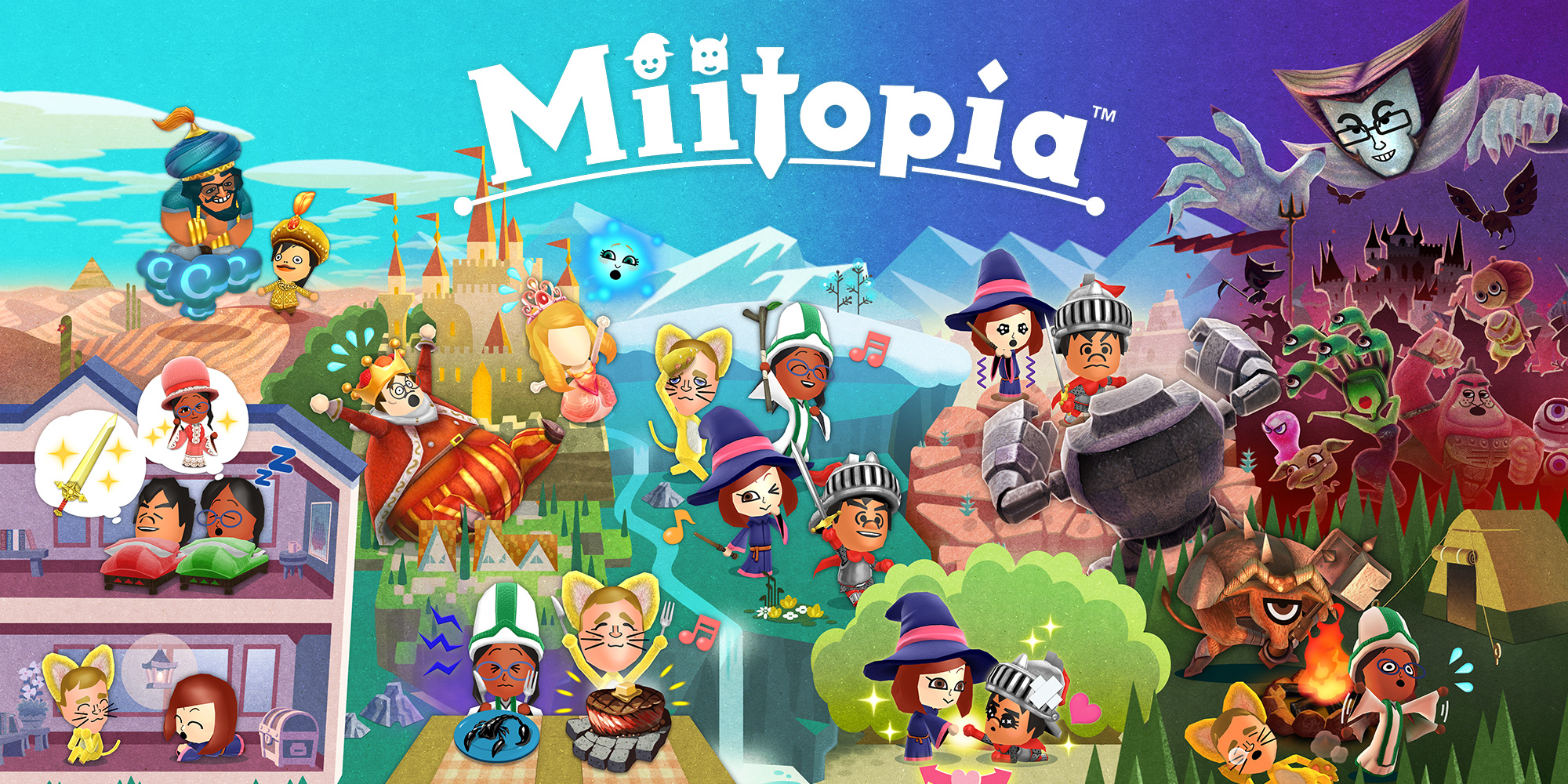 Descobre todos os papéis que as tuas personagens Mii poderão desempenhar em  Miitopia!, Notícias