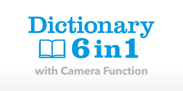 Dictionnaire 6 en 1 - Fonction appareil photo incluse
