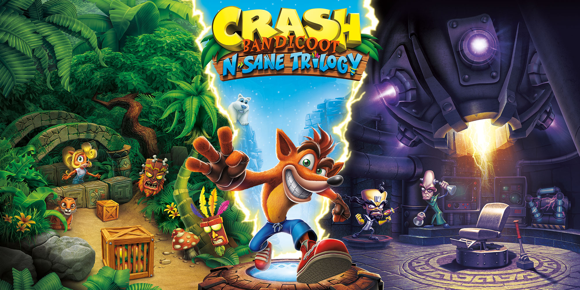 Novo gameplay Crash Bandicoot N. Sane Trilogy mostra jogo eletrizante