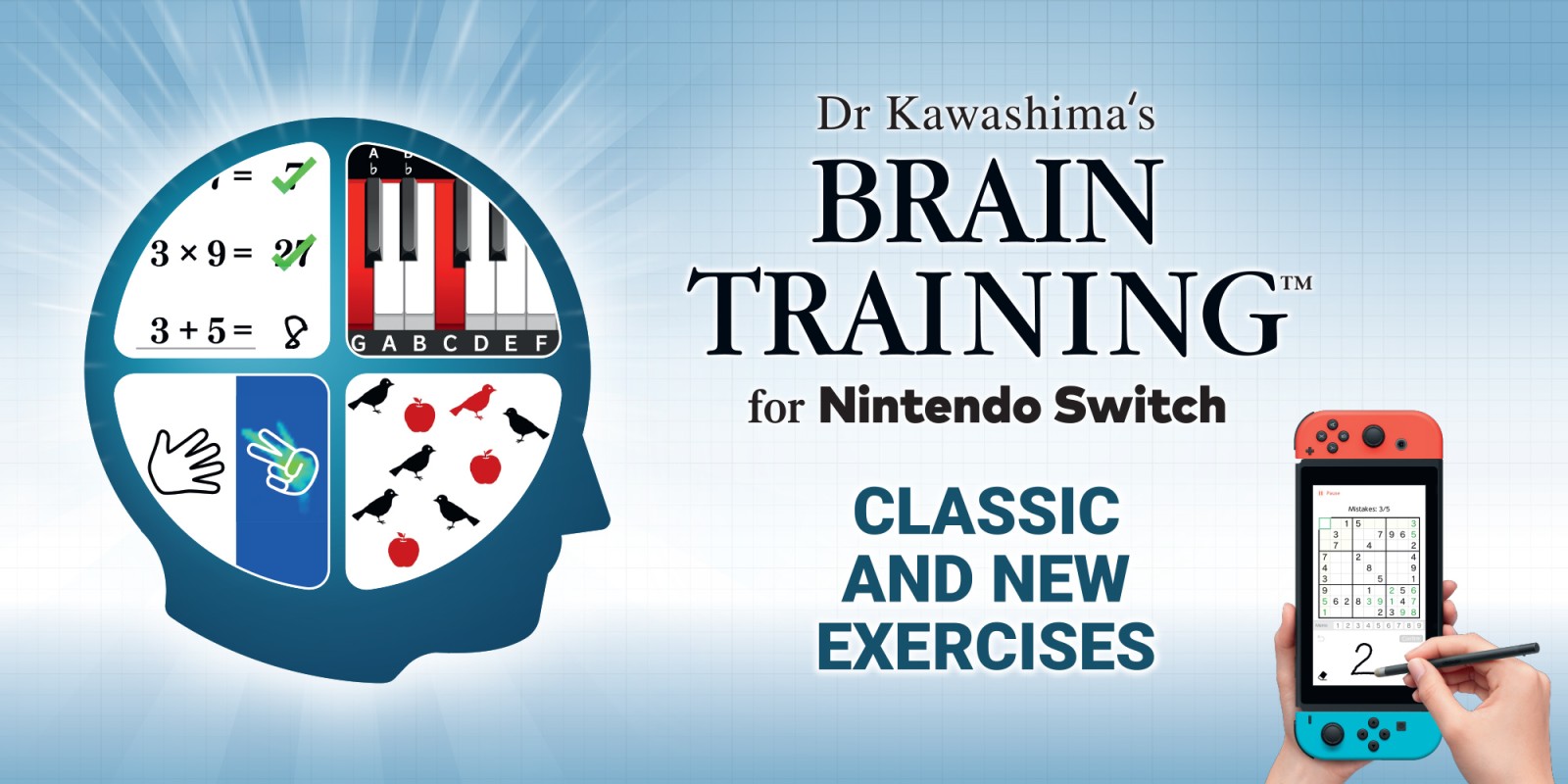 Dr Kawashima's Brain Training for Nintendo Switch | Nintendo Switch games |  Games | Nintendo