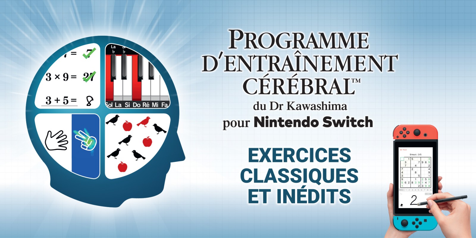 Programme d’entraînement cérébral du Dr Kawashima pour Nintendo Switch